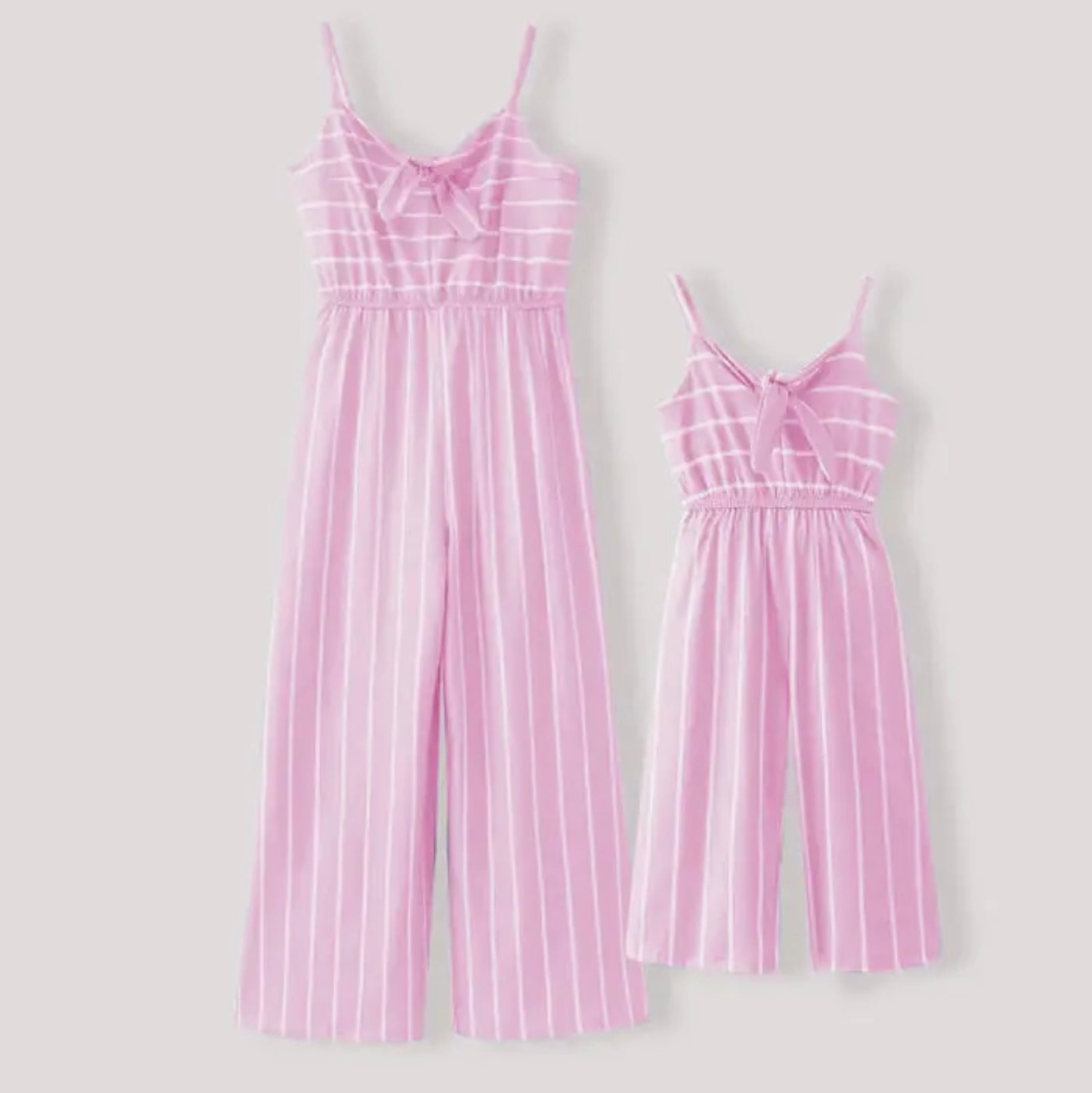 Mommy And Me Striped Slip Jumpsuit