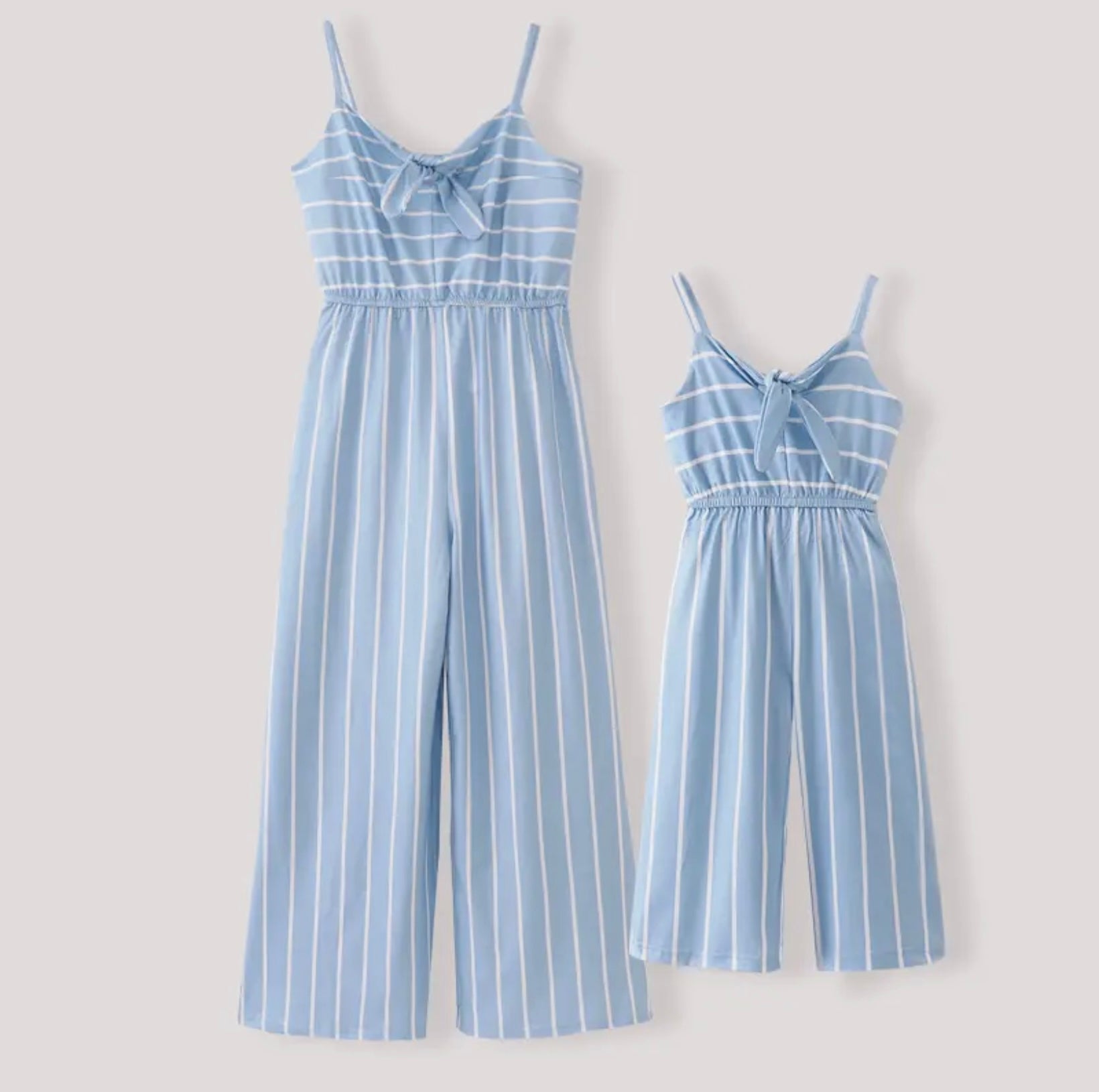 Mommy And Me Striped Slip Jumpsuit